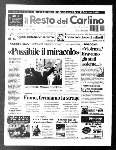 Il Resto del Carlino : giornale dell'Emilia